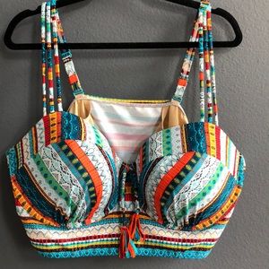 Lane Bryant Plus Size Swim Top - 44DDD